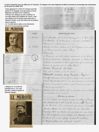 Avec Une Offensive De Français Supervisée Par Le Général - General Mangin #9140262