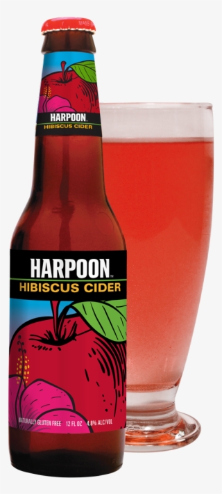 Hibiscus Cider Bottle & Glass, Pdf - Harpoon Cider #9140308