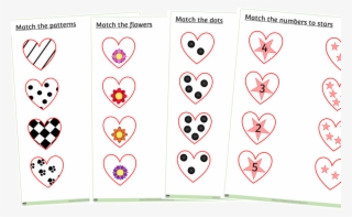 Match The Heart Sheets - Heart #9140871