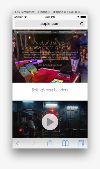 Use Safari To Test Web Apps - Blue Line Ipad Ios Safari #9141658
