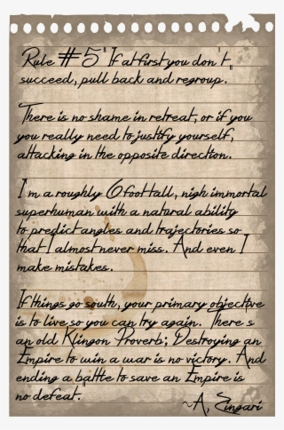 Remember, Only A Fool Fights In A Burning House - Handwriting #9142198