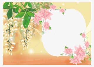 Free Png Best Stock Photos Cute Yellow Transparent - Khung Hinh Transparent W Flowers #9142370