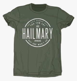 Hail Mary Military Green T-shirt - Jagermeister #9142453