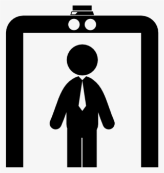 Airport Clipart Silhouette Png - Airport Security Png #9143756