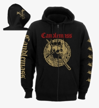 Rock And Metal The Door To Doom Zip Hoodie Candlemass - Candlemass Door To Doom Shirt #9144662