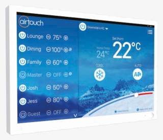 Airtouch 4 The Latest Smart Air Conditioning Controller - Led-backlit Lcd Display #9144954
