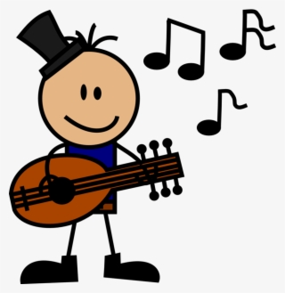 Everyone Should Learn To Play A Musical Instrument - Cartoon Musician #9145124