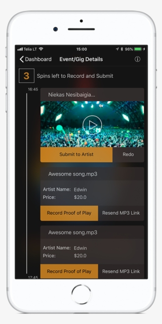 Preview Songs Before You Accept Or Decline To Play - Smartphone #9145890