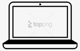 Free Png Laptop Silhouette Png Png Image With Transparent - Clipart Laptop Icon Free #9147147