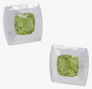 Sterling Silver & Peridot Earrings - Earrings #9147263