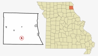 Ebbing Missouri On A Map #9147499