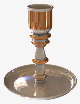 Candlestick, Porcelain - Champagne Stemware #9148400