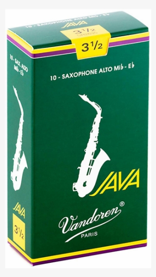 Vandoren Java Alto Saxophone Reeds, 10-pack Strength - Vandoren Java Alto Sax Reeds 2.5 #9148943