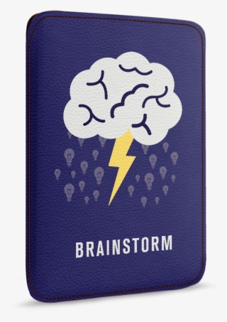 Dailyobjects Brainstorm Real Leather Sleeve Case Cover - Social Puns #9149920
