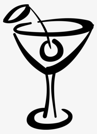 Vector Illustration Of Mixed Drink Cocktail Alcohol #9150232