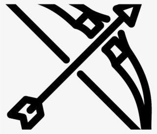 Hawkeye Clipart Bow - Dussehra Icons Black And White #9150366