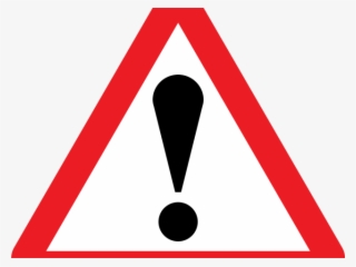 Warning Clipart Caveat - Red Triangle Warning Sign #9150375