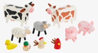 Wooden Farm Animals - Animal Figure #9151693