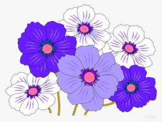 Colorful Flowers 07 Osg Acrylic Print - Flowers Icon Png Pink #9151767