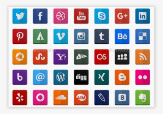 This Bunch Of Icons Shows You The Path To Make Your - Social Icons #9152371