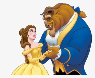 Bela E A Fera Em Png - Beauty And The Beast Dancing Cartoon #9152819