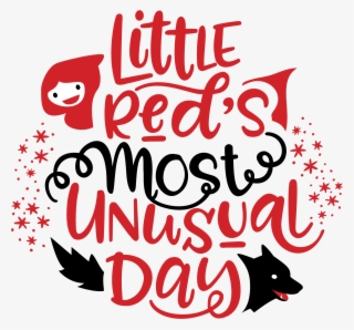 Little Red's Most Unusual Day - Calligraphy #9152854