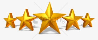 Free Png 5 Gold Star Png Png Image With Transparent - Star Ratings #9153417