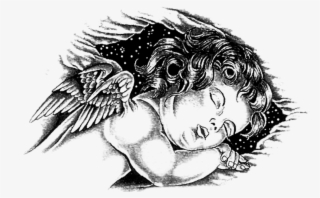 #tattoo #baby #angel - Цветные Тату На Белом Фоне #9153903