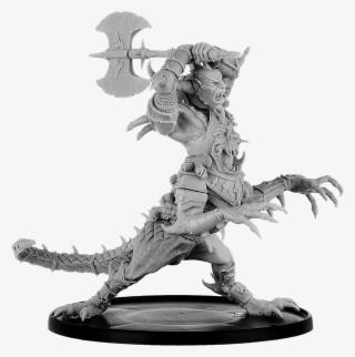 Kholukk, Ogre Drake Of The Grimwald With Unhelmed Head - Ogre #9153938