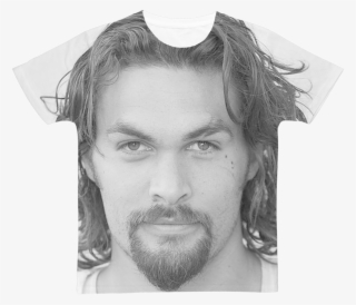 Jason Momoa ﻿classic Sublimation Adult T-shirt - Jason Momoa In Black And White #9154166