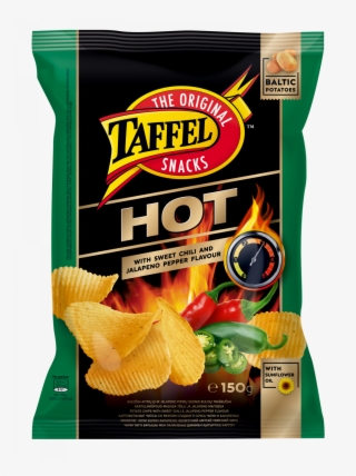 Potato Chips With Sweet Chili & Jalapeno Pepper Flavour - Taffel Hot #9154656
