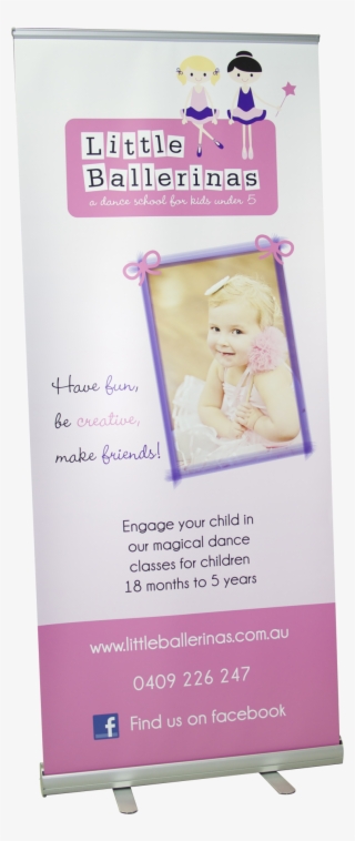 Cute Pull Up Banner For Little Ballerinas, Designed - Banner #9155371