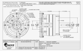T8c2k-001 Mechanical Torque Limiter Cad Drawing Courtesy - Technical Drawing #9156551