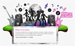 Fiesta Disco - People Dancing Clip Art #9156786