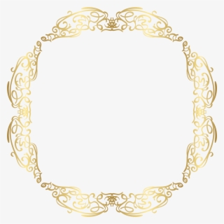 Border Frame Clip Art Png Gold Image #9157085