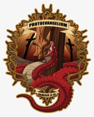 The Protoevangelium "the Serpent's Head Crushed Under - Jesus Crushes The Head Of The Serpent #9157149