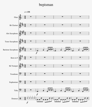 Pepsiman Theme - Sunflower Post Malone Flute Sheet Music #9157256