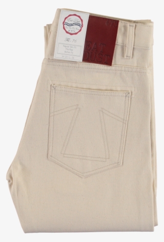 Snow 76 Bull Denim Pants, White - Pocket #9159048