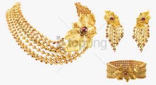 Free Png Gold Jewels Png Png Image With Transparent - Indian Gold Jewellery Png #9159771