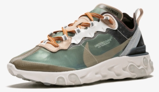 Men's React Element 87/undercover Green Mist/linen-summit - Nike Undercover Green Mist #9160154