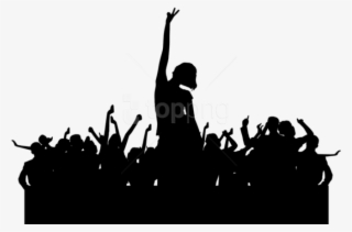 Free Png Party People Silhouettes Png - Party People Silhouette Vector #9160237