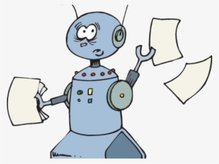 Robot Clipart Alphabet - Cartoon #9161052