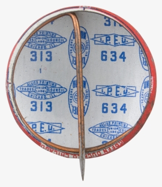 Let's All Vote Button Back Political Button Museum - Emblem #9161649