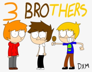 Brother Clipart - Three Brothers Cartoon #9161777