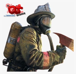 Firefighter Render - Firefighter Drawing #9162339