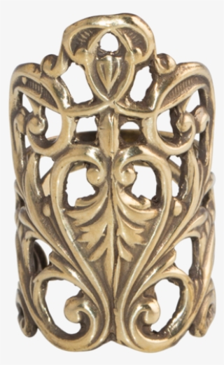 Lace Armour Rings - Brass #9162766