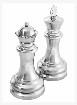 Large King And Queen Chess Pieces - 西洋 棋 皇后 #9162851