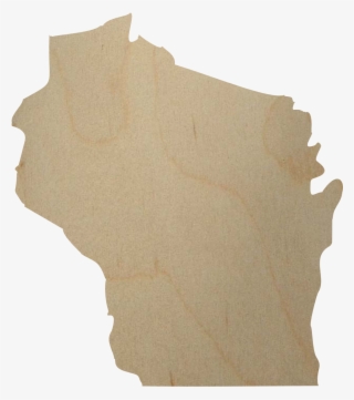 Wisconsin State Wood Cutout - Tree #9163023