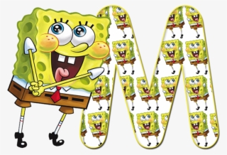Alfabeto Grande De Bob Esponja - Sponge Bob Square Pants #9163102