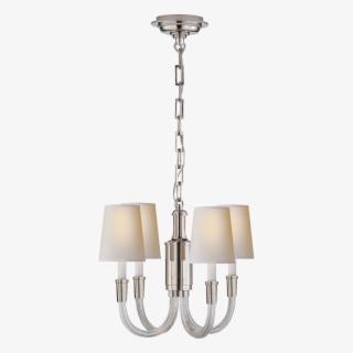 Vivian Mini Chandelier In Polished Nickel With N - Chandelier #9163881